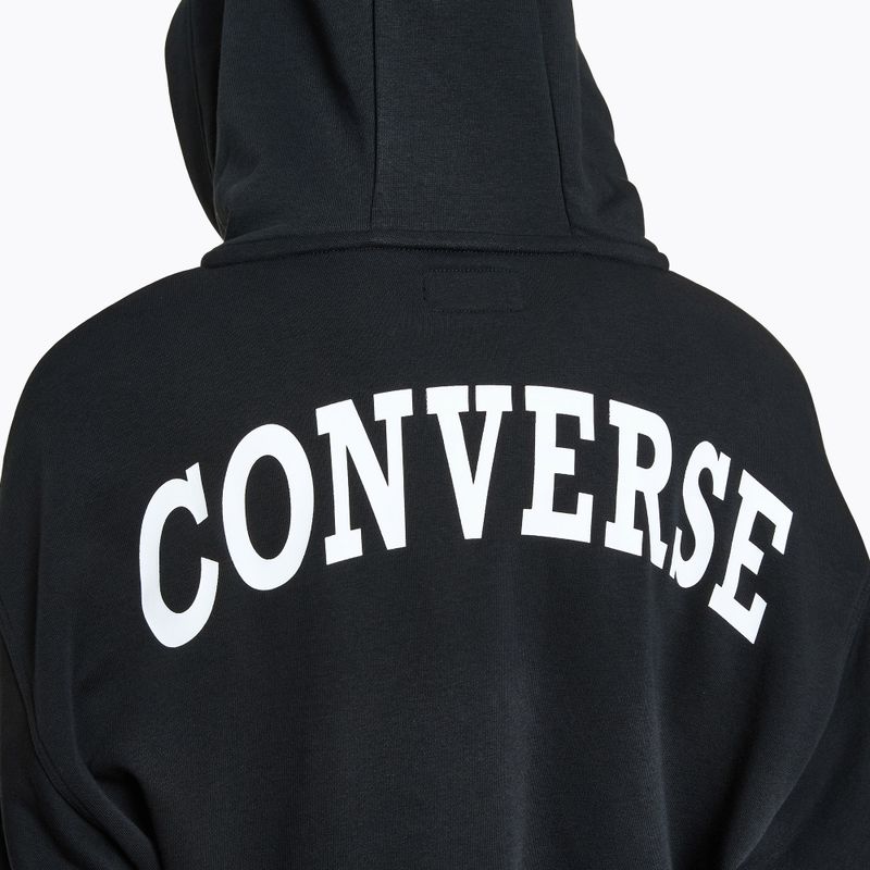 Bluza damska Converse Retro Full-Zip Hoodie converse black 5