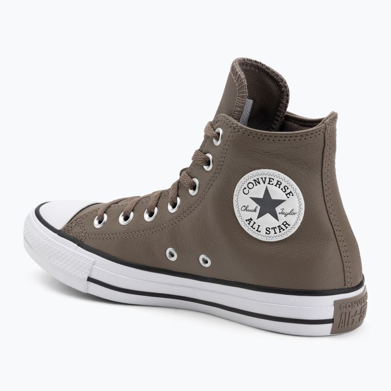 Trampki Converse Chuck Taylor All Star Faux Leather Hi classic taupe/dark matter 3