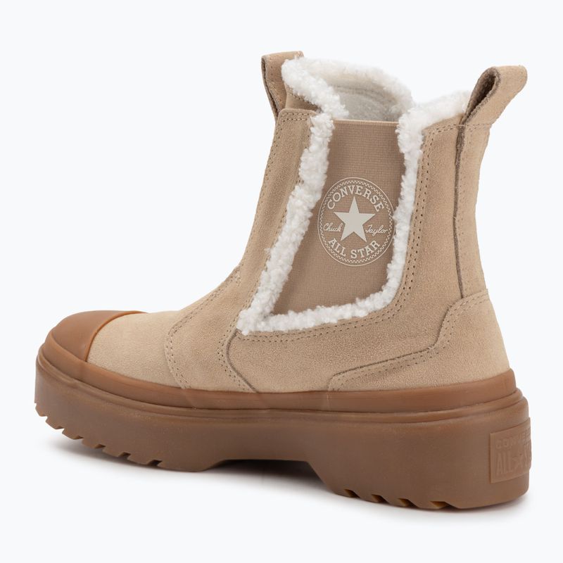 Buty damskie Converse Chuck Taylor All Star Chelsea Lugged Suede warm quarry/egret/gum 3
