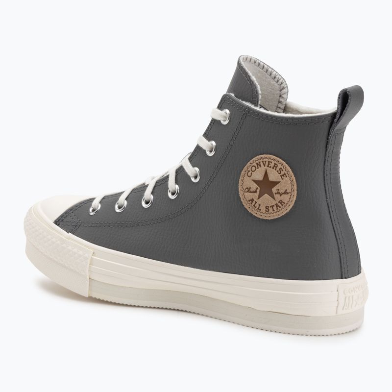 Trampki damskie Converse Chuck Taylor All Star EVA Lift Platform Leather sharkskin/warm quarry/egret 3