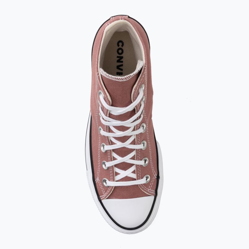 Trampki damskie Converse Chuck Taylor All Star Lift Hi light saddle/natural ivory 5