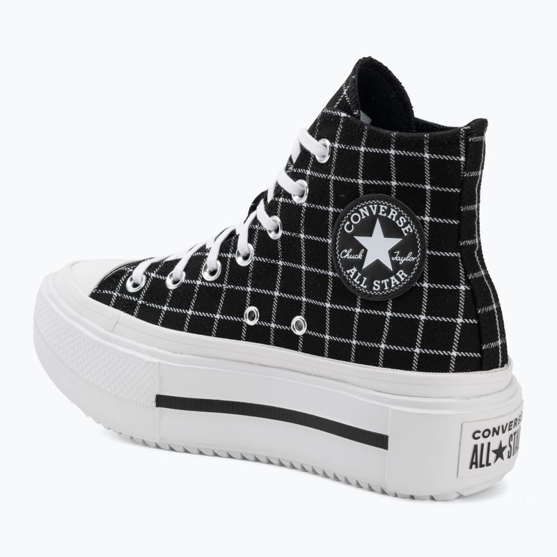 Trampki damskie Converse Chuck Taylor All Star Lift Double Stack Hi black/white 3