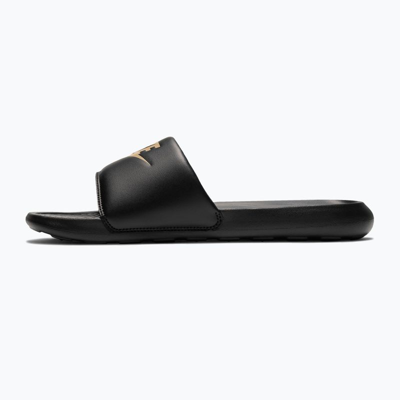 Klapki męskie Nike Victori One Slide black/metalic gold 2