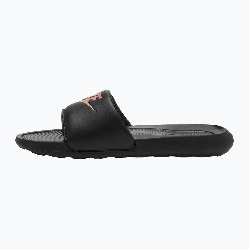Klapki damskie Nike Victori One Slide black/black/metallic red bronze 2