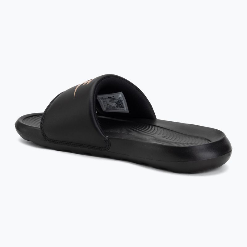 Klapki damskie Nike Victori One Slide black/black/metallic red bronze 3