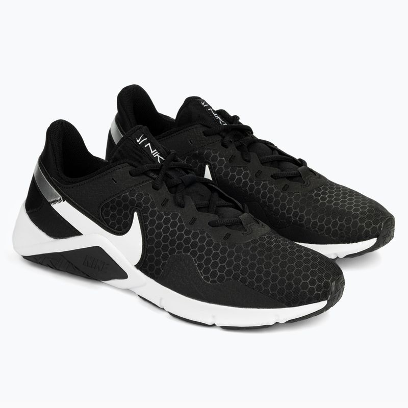 Buty treningowe męskie Nike Legend Essential 2 black/white metallic silver 5