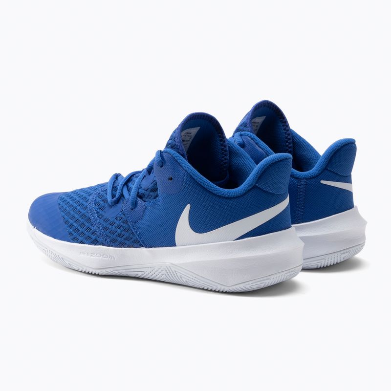 Buty do siatkówki Nike Zoom Hyperspeed Court royal/white 3