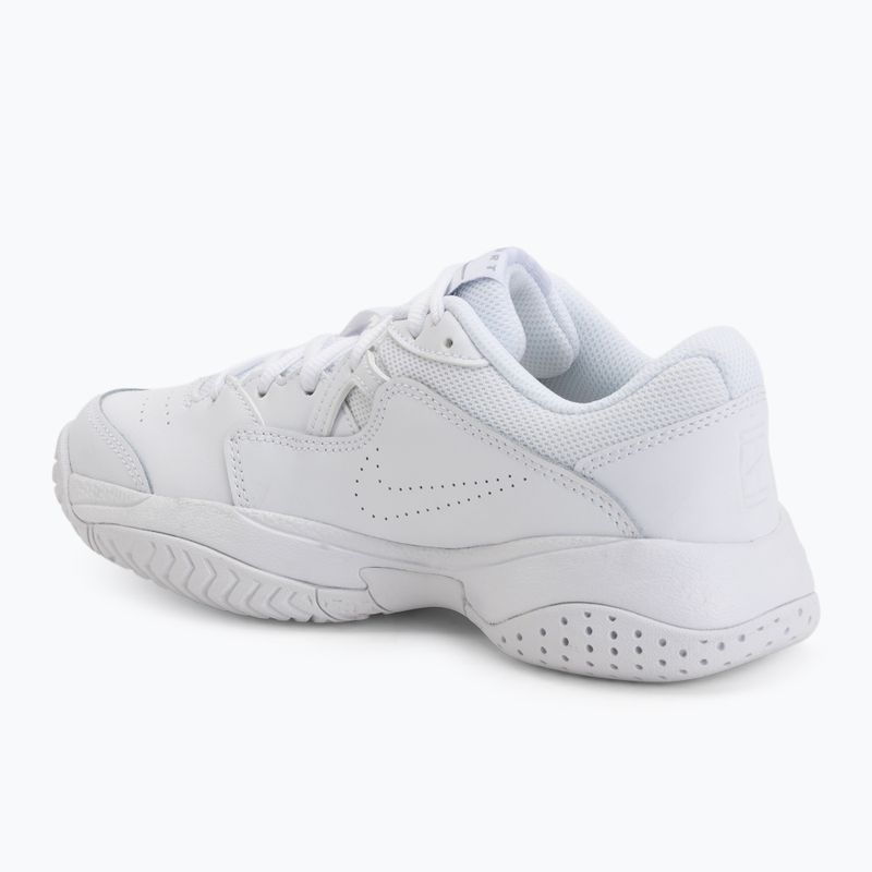 Buty do tenisa dziecięce Nike Court Lite 2 Jr white/metallic silver 3