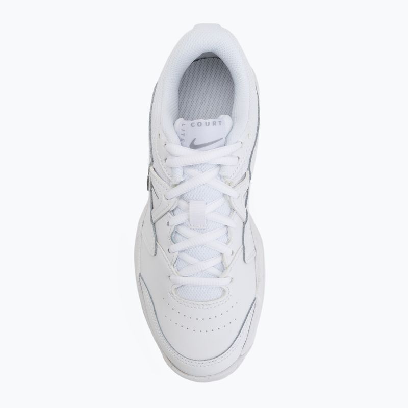 Buty do tenisa dziecięce Nike Court Lite 2 Jr white/metallic silver 5