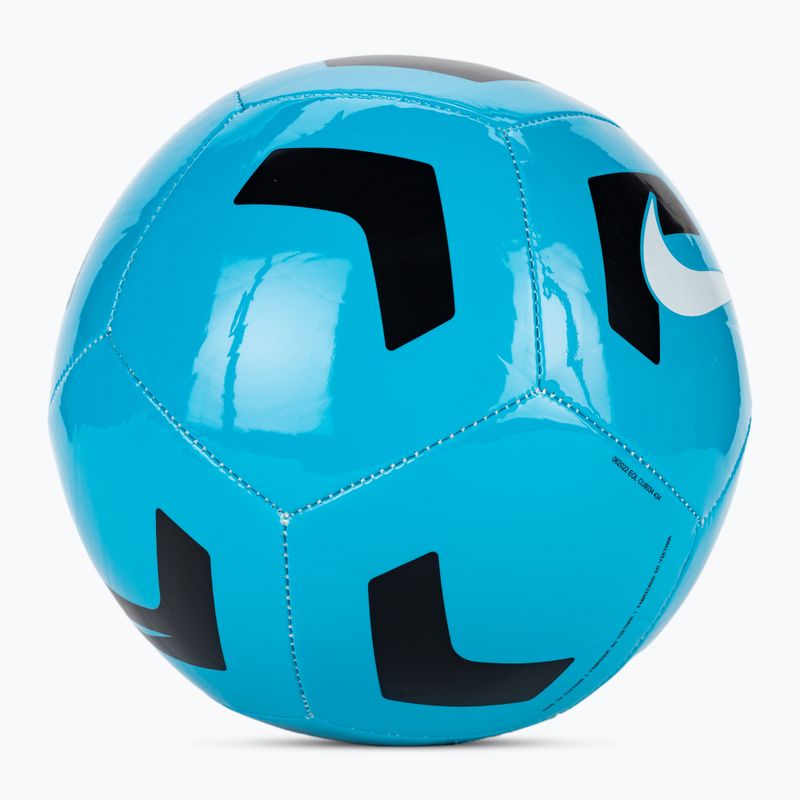 Piłka do piłki nożnej Nike Pitch Training light blue fury/black/white rozmiar 4 2