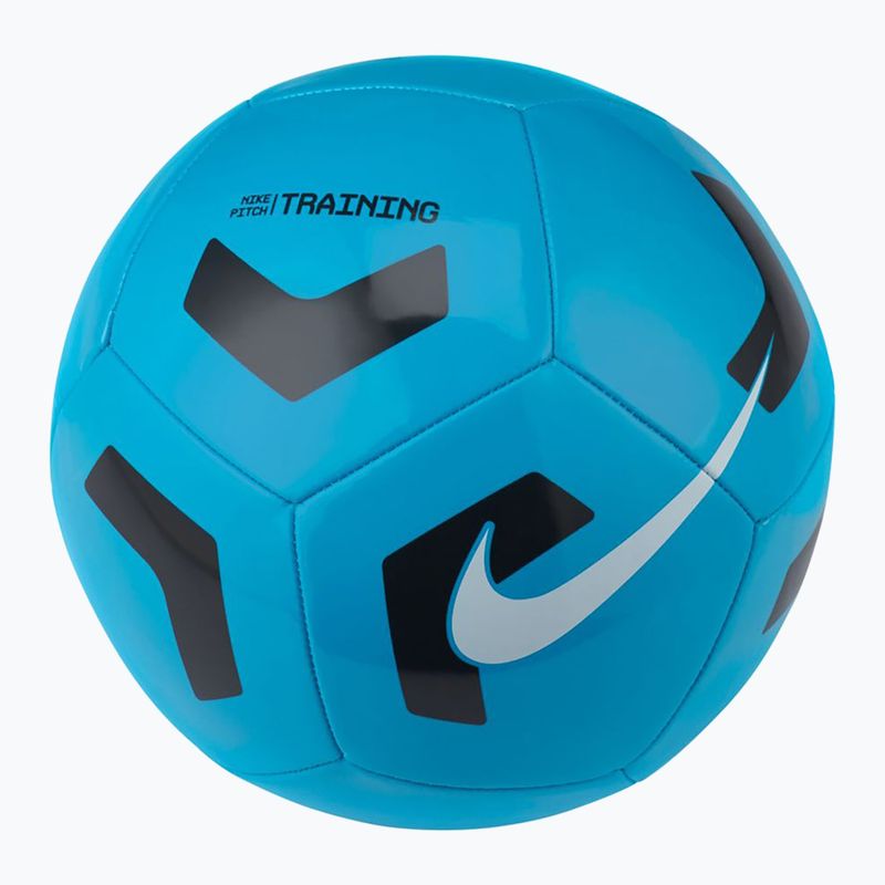 Piłka do piłki nożnej Nike Pitch Training light blue fury/black/white rozmiar 4 4