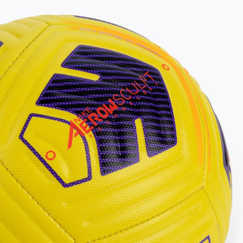 Piłka do piłki nożnej Nike Academy Team yellow/violet/bright crimson rozmiar 3 3