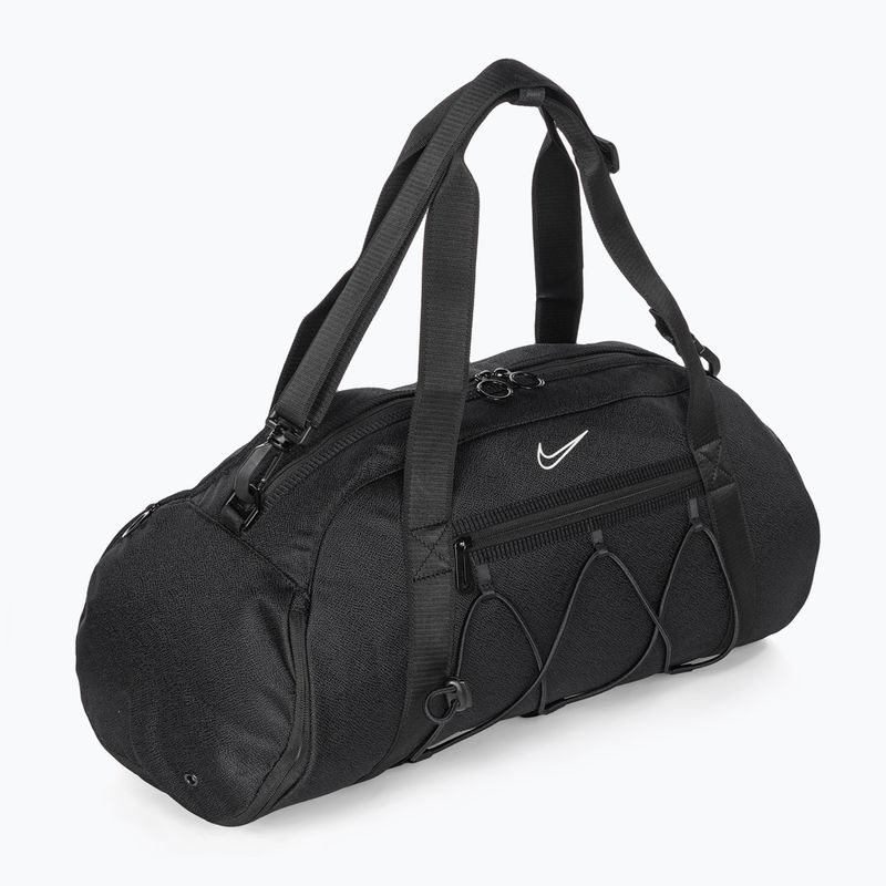 Torba treningowa Nike One Club 24 l black/black/white 2