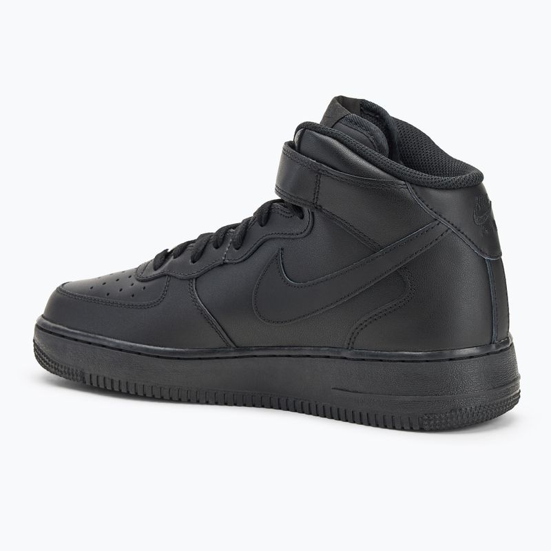 Buty męskie Nike Air Force 1 Mid '07 black/white 3