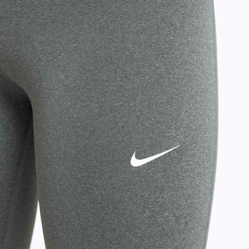 Legginsy dziecięce Nike Pro Dri-FIT carbon heather/white 5