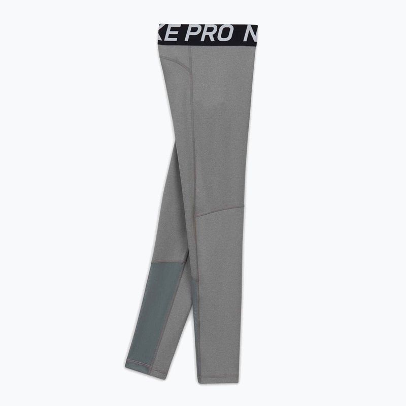 Legginsy dziecięce Nike Pro Dri-FIT carbon heather/white 8