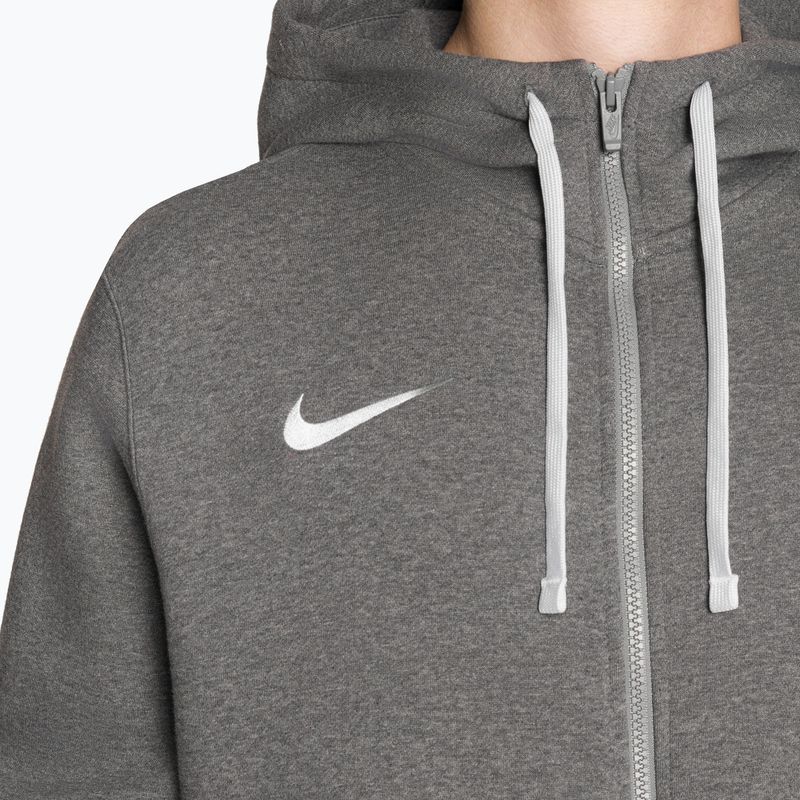 Bluza męska Nike Park 20 Full Zip Hoodie charcoal heahter/white 3