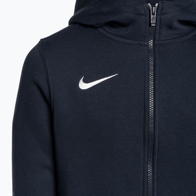 Bluza dziecięca Nike Park 20 Full Zip Hoodie obsidian/white 3