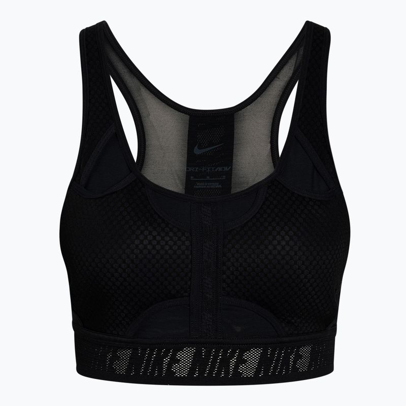 Biustonosz treningowy Nike Swoosh UltraBreathe black/dk smoke gray