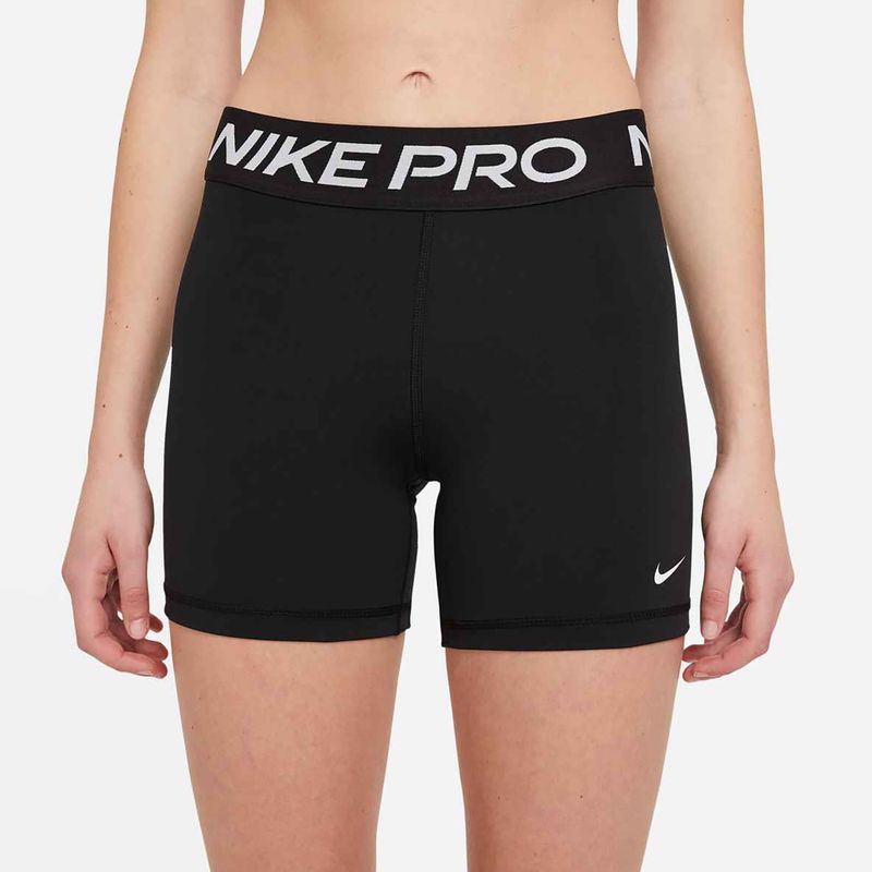 Spodenki treningowe damskie Nike Pro 365 5" black/white 3