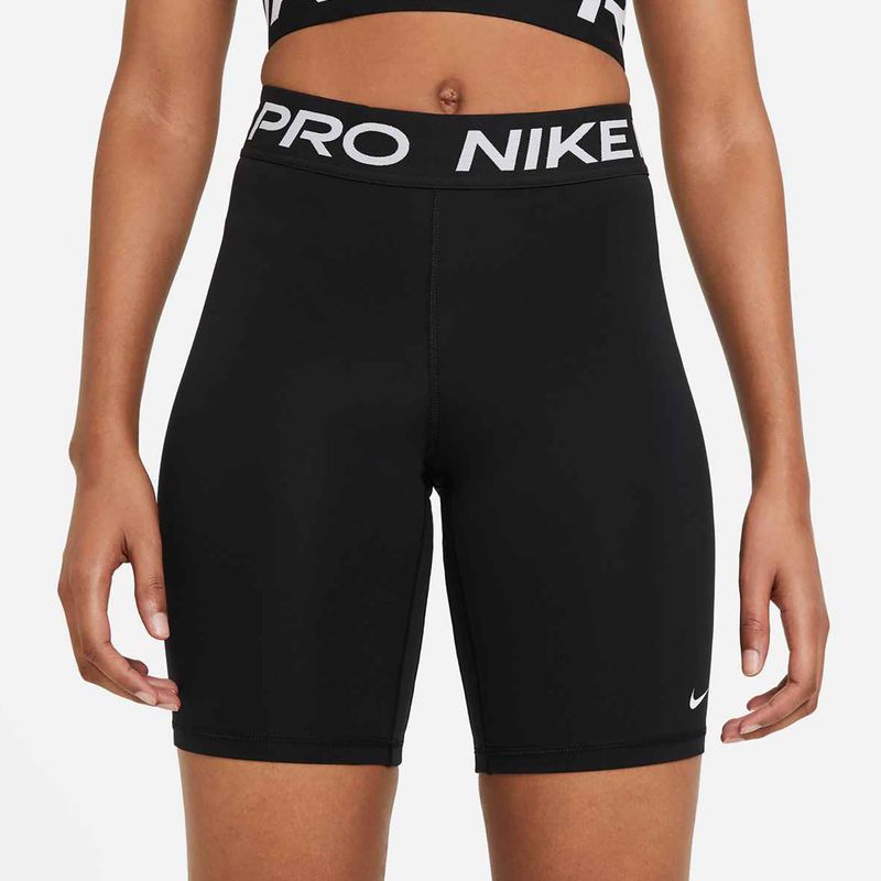 Spodenki treningowe damskie Nike Pro 365 8" black/white 3