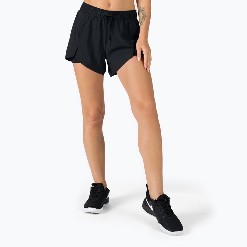 Spodenki damskie Nike Flex Essential 2 in 1 black/white