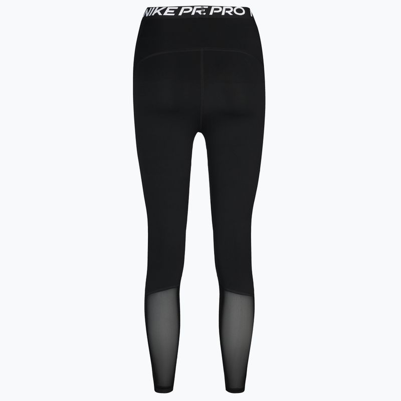 Legginsy damskie Nike Pro 365 7/8 Hi Rise black/white 2