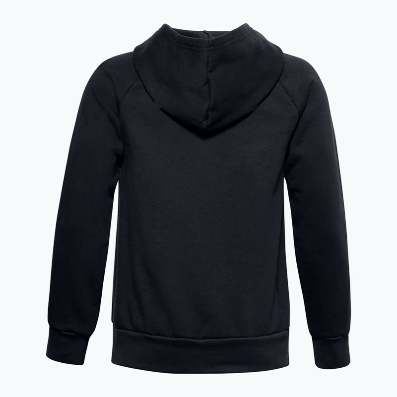 Bluza dziecięca Under Armour Rival Fleece Hoodie black/onyx white 2