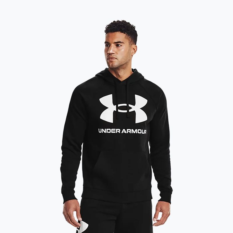 Bluza męska Under Armour Rival Fleece Big Logo HD black/onyx white