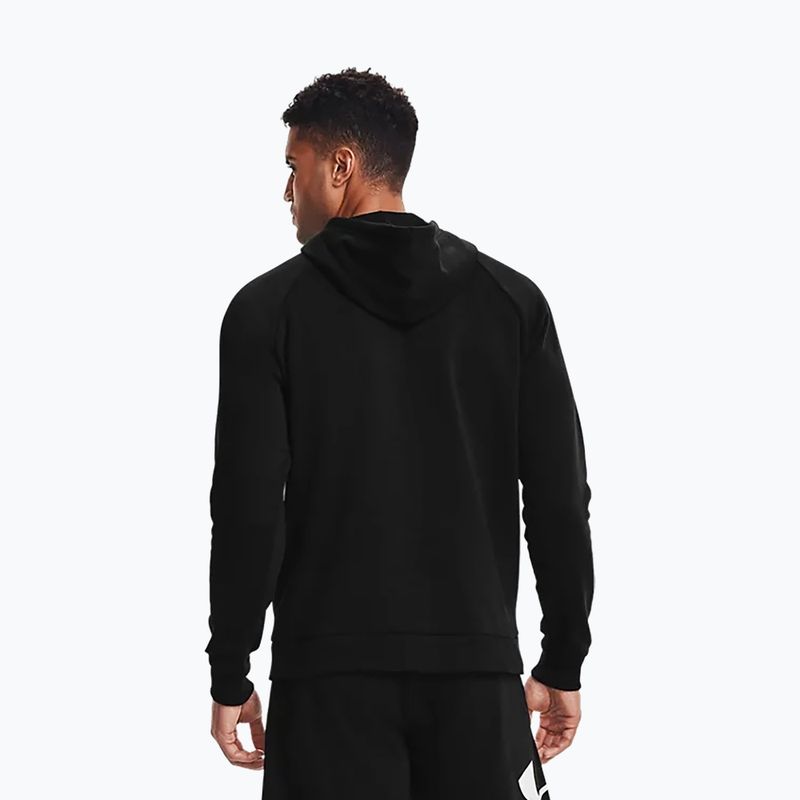 Bluza męska Under Armour Rival Fleece Big Logo HD black/onyx white 3