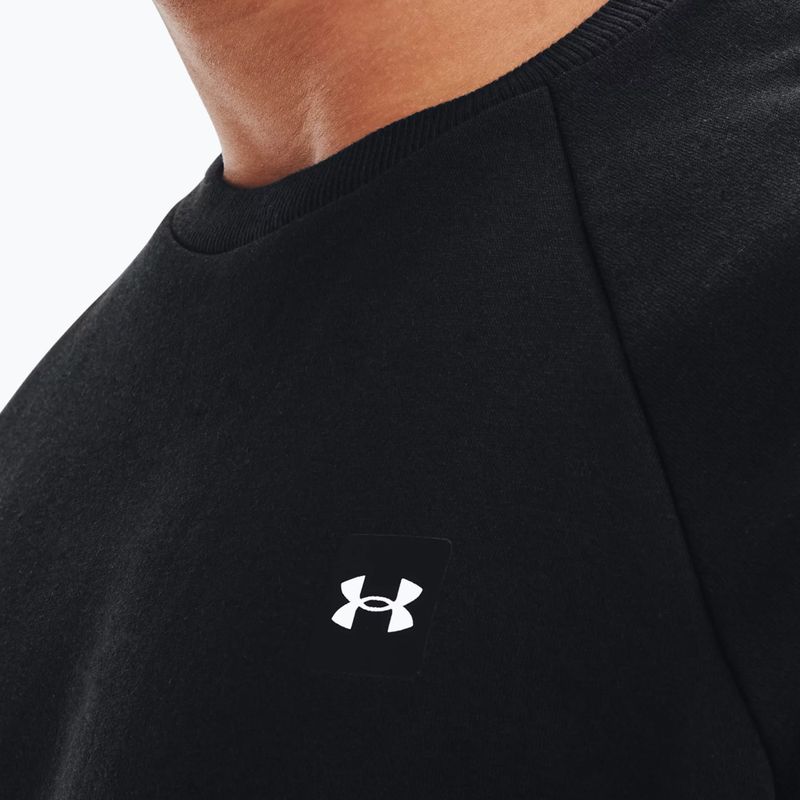 Bluza męska Under Armour Rival Fleece Crew black/onyx white 3