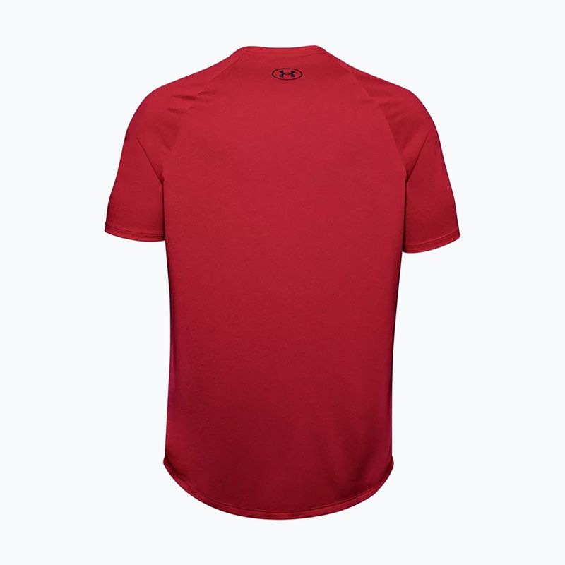 Koszulka treningowa męska Under Armour UA Tech 2.0 Tee Novelty red/black 6