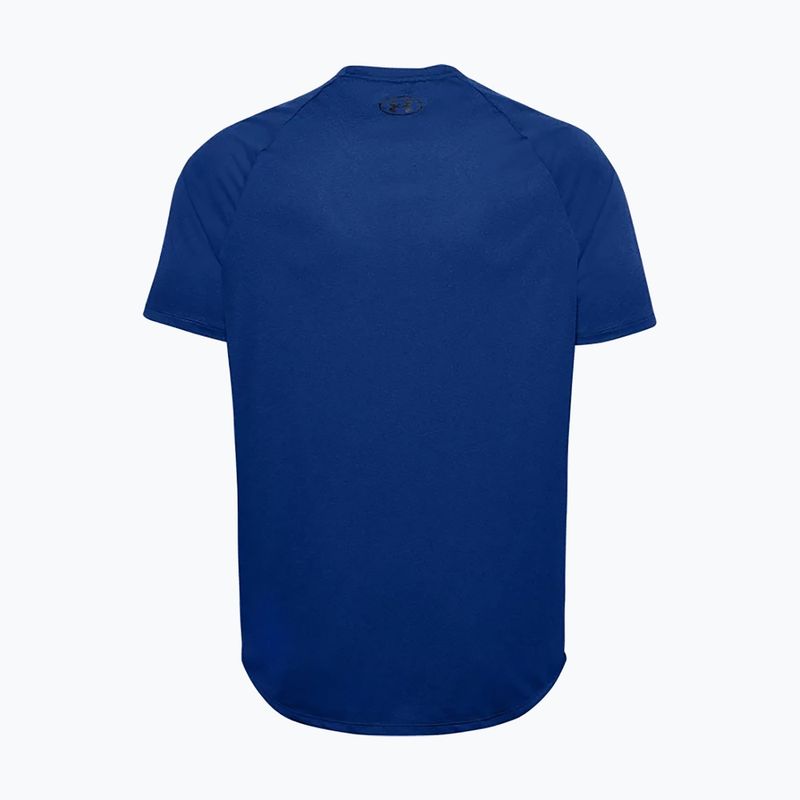 Koszulka treningowa męska Under Armour UA Tech 2.0 Tee Novelty royal/black 6