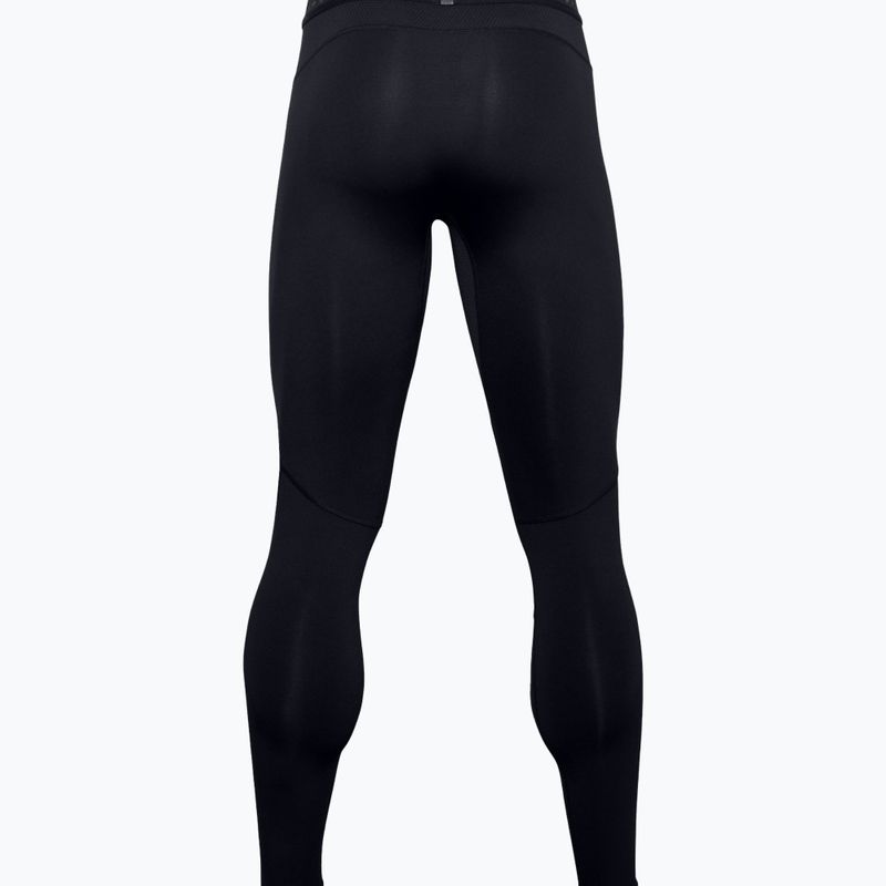 Legginsy treningowe męskie Under Armour UA Hg Rush 2.0 black/black 4