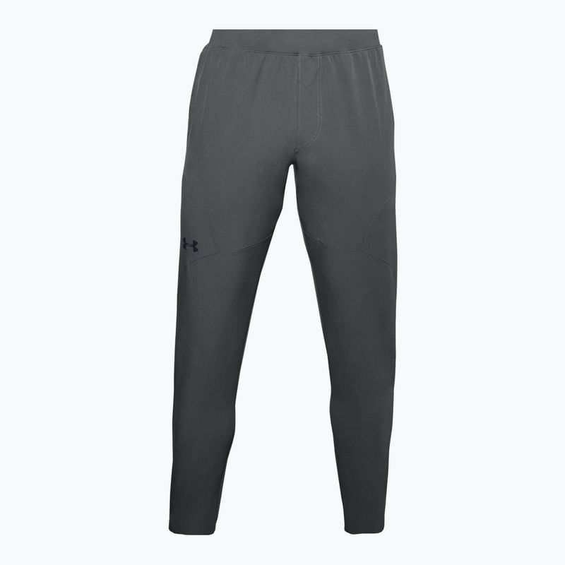 Spodnie treningowe męskie Under Armour Unstoppable Tapered pitch gray/black 4