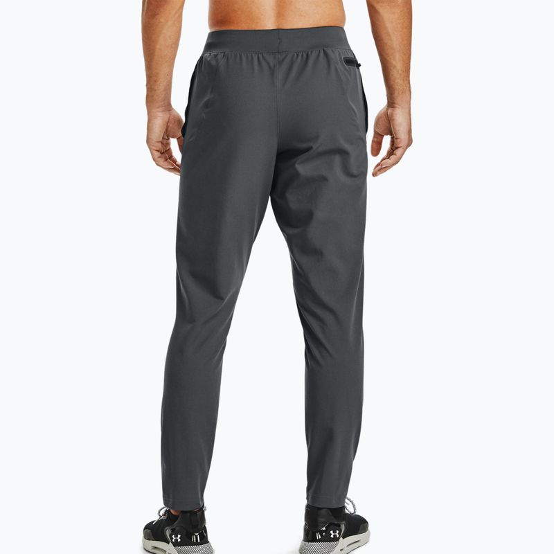 Spodnie treningowe męskie Under Armour Unstoppable Tapered pitch gray/black 2
