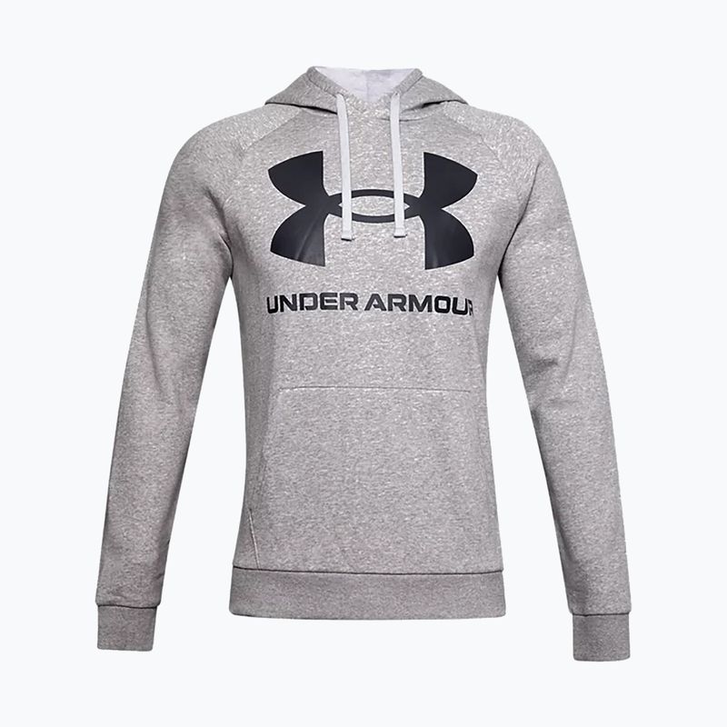 Bluza męska Under Armour Rival Fleece Big Logo HD mod gray light heather/black 5