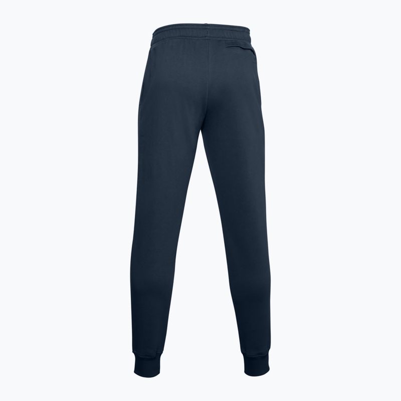 Spodnie męskie Under Armour Rival Fleece Joggers navy blue 6