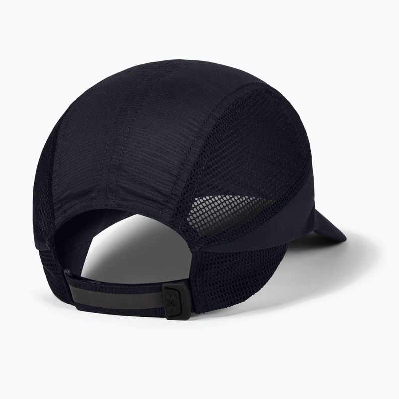 Czapka z daszkiem Under Armour Isochill Run Dash black/black/silver reflective 6