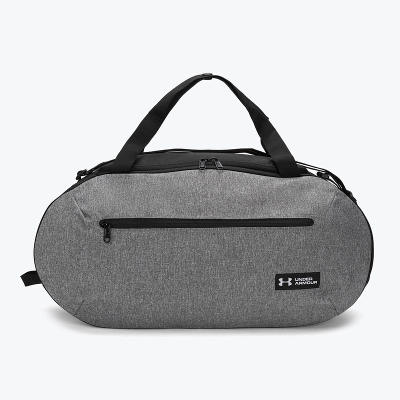 Torba treningowa Under Armour Roland Duffle MD 37 l graphite medium heather/black/white