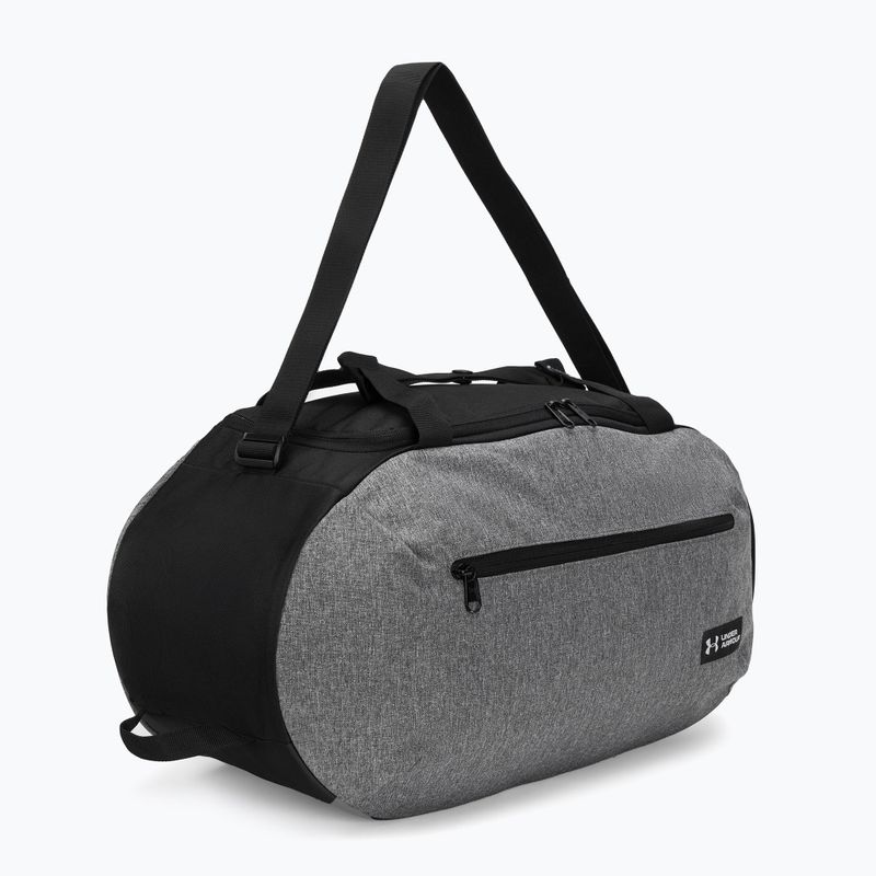 Torba treningowa Under Armour Roland Duffle MD 37 l graphite medium heather/black/white 2