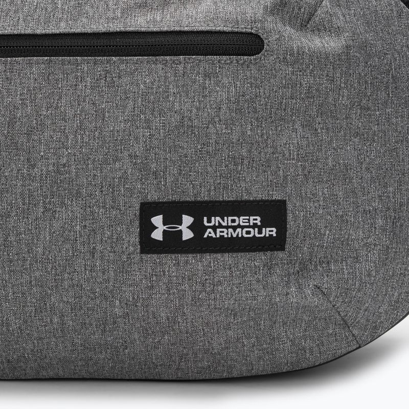 Torba treningowa Under Armour Roland Duffle MD 37 l graphite medium heather/black/white 3