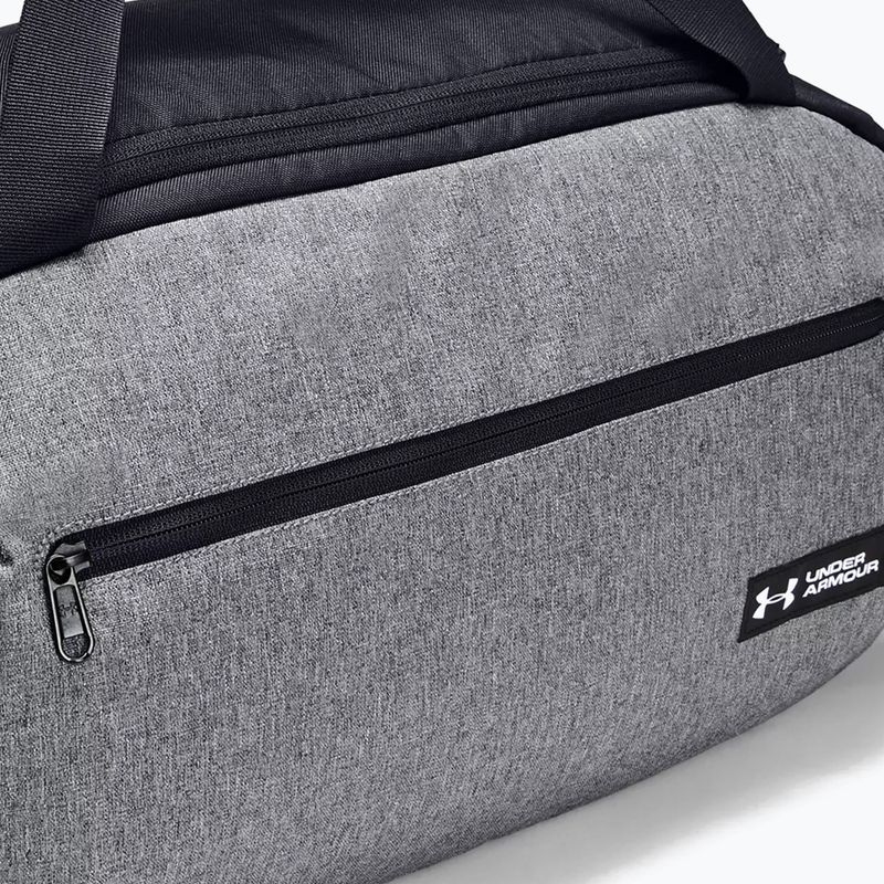 Torba treningowa Under Armour Roland Duffle MD 37 l graphite medium heather/black/white 10