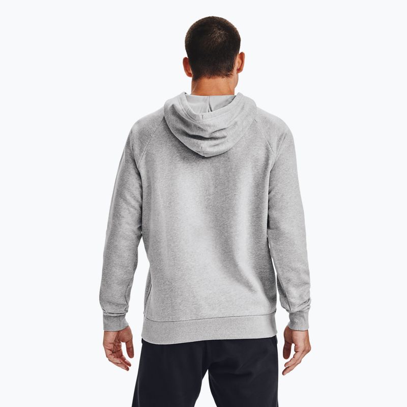 Bluza męska Under Armour Rival Hoodie mod gray light heather/black 6