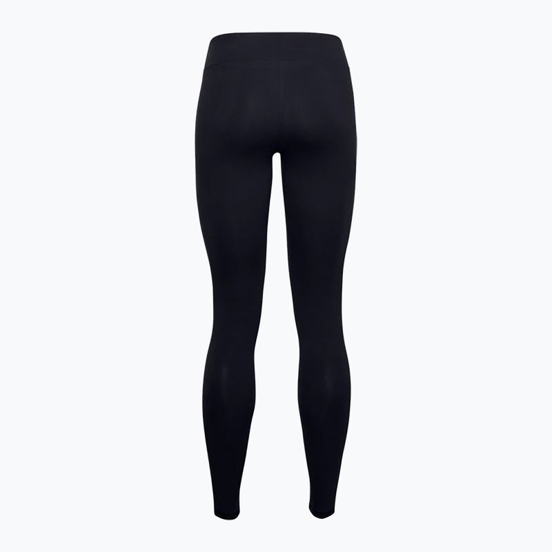Legginsy treningowe damskie Under Armour Favorite WM black/white/white 4