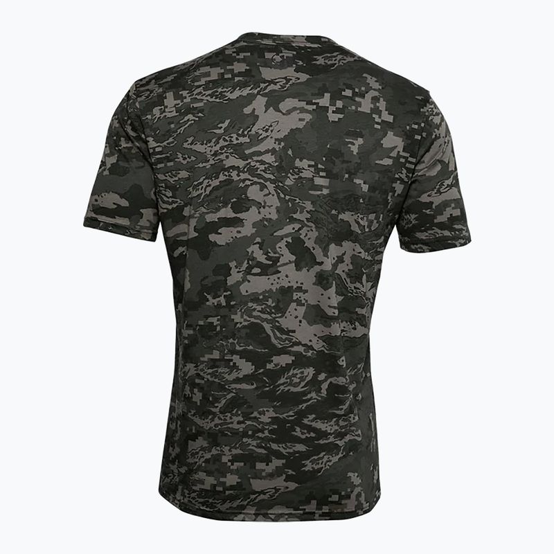 Koszulka męska Under Armour ABC Camo baroque green/white 5