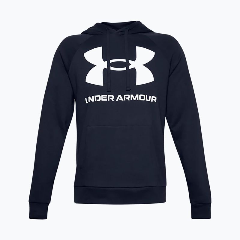 Bluza męska Under Armour Rival Fleece Big Logo HD midnight navy/onyx white 5