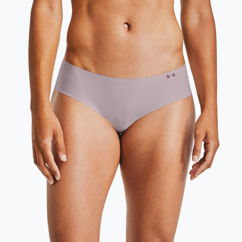 Majtki damskie Under Armour Pure Stretch Hipster 3 pary black/beige/graphite 2