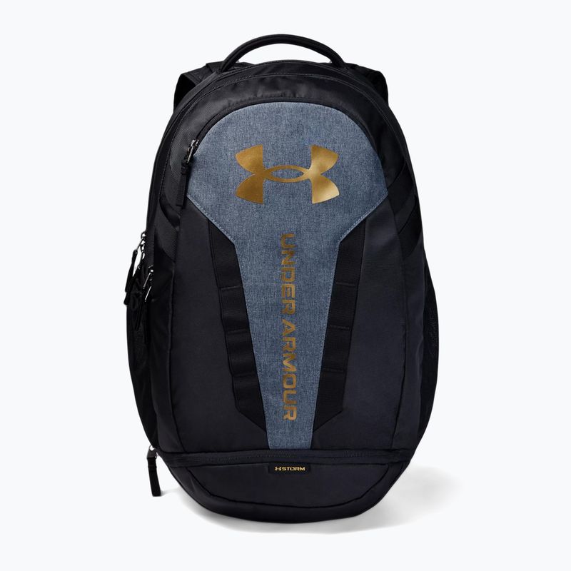 Plecak miejski Under Armour Hustle 5.0 29 l black/black medium heather/metalic gold luster 6