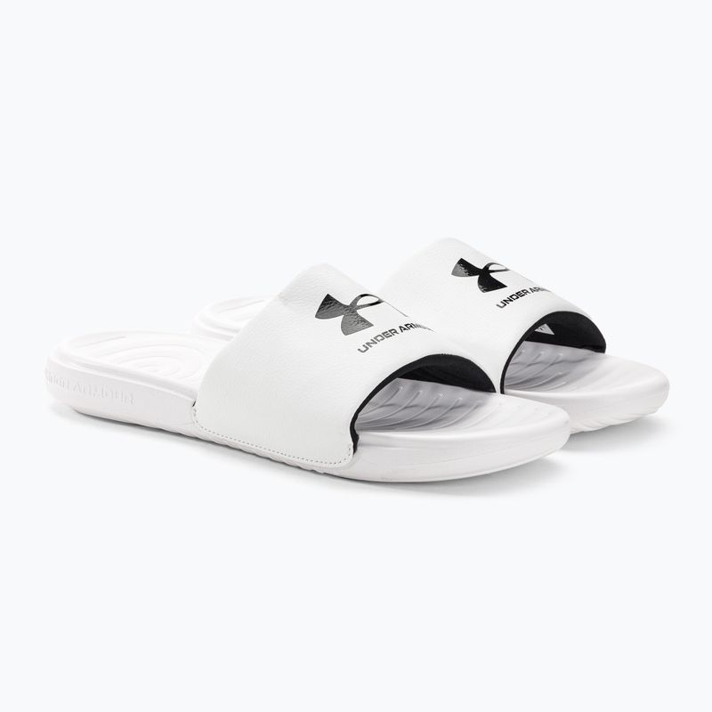 Klapki męskie Under Armour Ansa Fix SL white/white/black 4